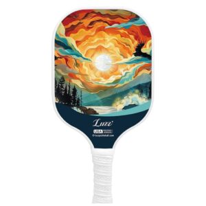 Luzz Pickleball Paddles T700 Carbon Fiber Paddle, Enhanced Spin & Control