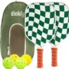 Pickleball Paddle Set – USAPA Approved Graphite/Fiberglass Pickleball Rackets, Includes 2 or 4 Paddles, 4 Balls, and 1 Portable Carry Bag